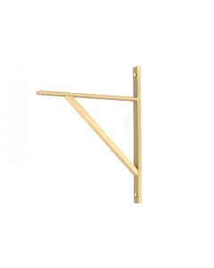 From the Anvil Satin Brass Chalfont Shelf Bracket 260mm x 200mm 51147