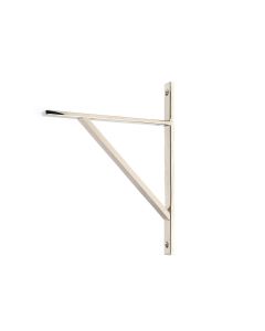 From the Anvil Polished Nickel Chalfont Shelf Bracket 260mm x 200mm 51151
