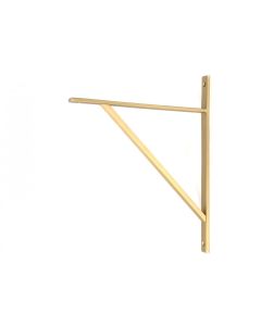 From the Anvil Satin Brass Chalfont Shelf Bracket 314mm x 250mm 51157