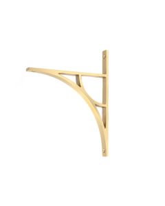 From the Anvil Satin Brass Tyne Shelf Bracket 260mm x 200mm 51167