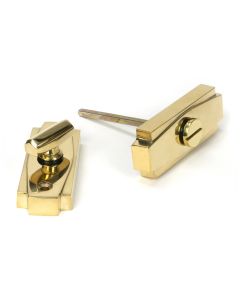 From the Anvil Polished Brass Art Deco Thumbturn 51203
