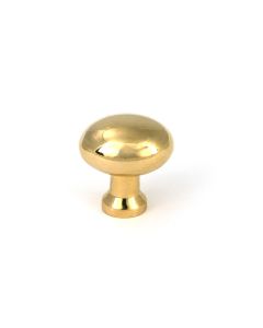 Polished Brass Moore Cabinet Knob 25mm From The Anvil
