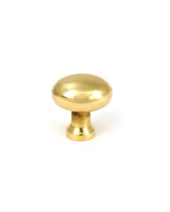 Aged Brass Moore Cabinet Knob 25mm From The Anvil