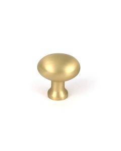 Satin Brass Moore Cabinet Knob 25mm From The Anvil
