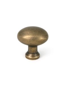 Burnished Brass Moore Cabinet Knob 32mm From The Anvil
