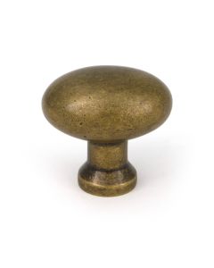 Burnished Brass Moore Cabinet Knob 38mm From The Anvil