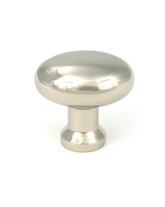 Polished Nickel Moore Cabinet Knob 38mm From The Anvil