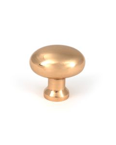 Polished Bronze Moore Cabinet Knob 32mm From The Anvil