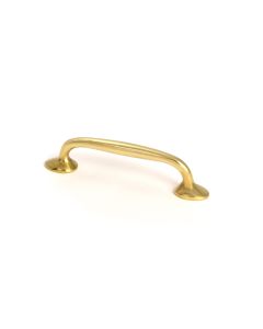 Polished Brass Moore Pull Handle Small From The Anvil