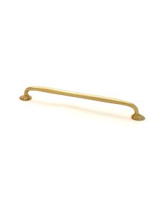 Polished Brass Moore Pull Handle Large From The Anvil