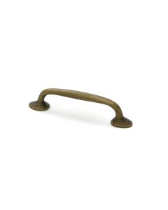 Burnished Brass Moore Pull Handle Small From The Anvil