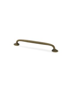 Burnished Brass Moore Pull Handle Medium From The Anvil