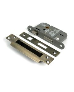 Aged Brass 65mm 5 Lever Bs Sash Lock From The Anvil