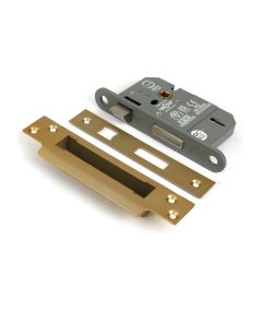 Satin Brass 65mm 5 Lever Bs Sash Lock From The Anvil