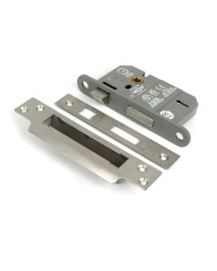 Satin Chrome 65mm 5 Lever Bs Sash Lock Ka From The Anvil