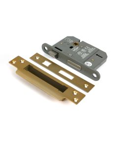 Satin Brass 76mm 5 Lever Bs Sash Lock Ka From The Anvil