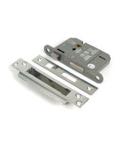 Polished Stainless Steel76mm 5 Lever Bs Sash Lock Ka From The Anvil