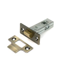 Aged Brass 65mm tubular Mortice Latch From The Anvil