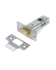 Satin Chrome 65mm tubular Mortice Latch From The Anvil