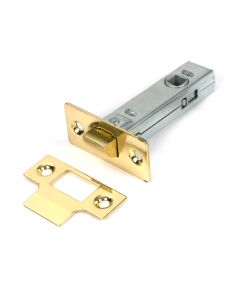 Polished Brass 76mm Tubular Mortice Latch From The Anvil