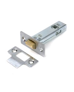 Satin Chrome 76mm Tubular Mortice Latch From The Anvil