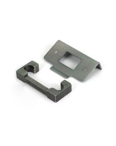 Pewter 13mm door Rebate Kit For Heavy Duty Latch From The Anvil