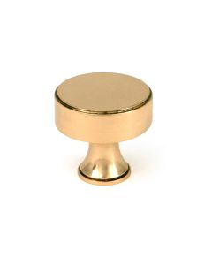 Polished Bronze Scully Cabinet Knob 32mm From The Anvil