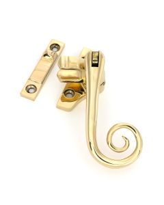 Polished Brass Nightvent Locking Monkeytail Fastener Steel Window From The Anvil