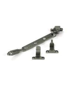 Pewter 204mm Reeded Stay Steel Window From The Anvil