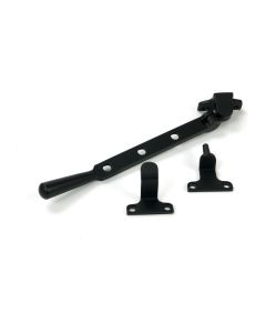 Matt Black 204mm Newbury Stay Steel Window From The Anvil