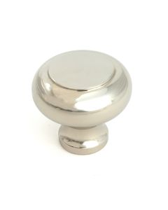 Polished Nickel Regency Cabinet Knob Large From The Anvil