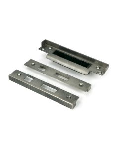 Pewter 13mm door Rebate Kit For Sash Lock From The Anvil