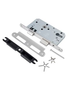 BRITON 5760 DIN Standard Euro Escape Sashlock Case 60mm Backset - Radius 5760.60.R.SS