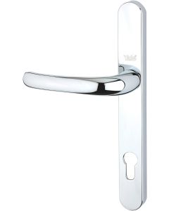 Yale Pvcu Long Backplate Handle Polished Chrome YH1LL-PC