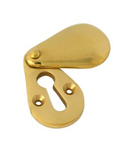 From The Anvil 83557 Polished Brass Plain Escutcheon