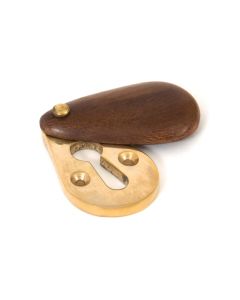 From The Anvil 83558 Rosewood Plain Escutcheon
