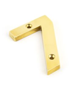 From The Anvil 83717 Polished Brass Numeral 7