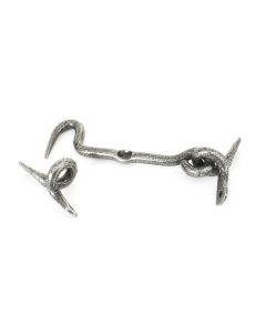 From The Anvil 83792 Pewter 4" Forged Cabin Hook