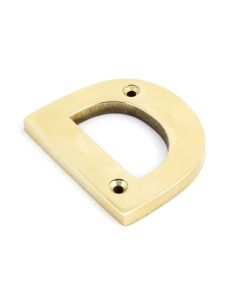 From The Anvil 83801D Polished Brass Letter D
