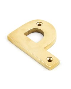 From The Anvil 83801P Polished Brass Letter P
