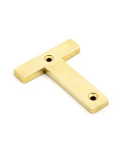 From The Anvil 83801T Polished Brass Letter T