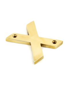 From The Anvil 83801X Polished Brass Letter X