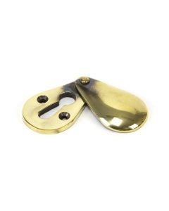 From The Anvil 83816 Aged Brass Plain Escutcheon