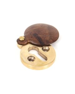 From The Anvil 83832 Rosewood 30mm Round Escutcheon