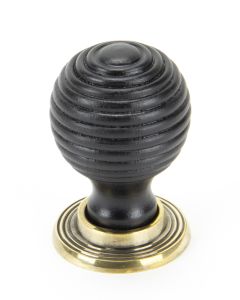 From The Anvil 83872 Ebony and AB Beehive Cabinet Knob 38mm