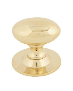 From The Anvil 83879 Polished Brass Oval Cabinet Knob 40mm