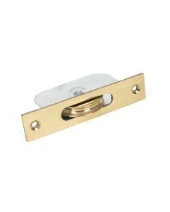 From The Anvil 83891 Lacquered Brass Square Ended Sash Pulley 75kg