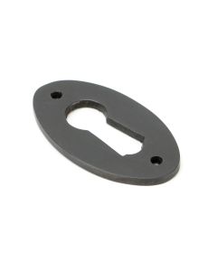 From The Anvil 83948 Aged Bronze Oval Escutcheon