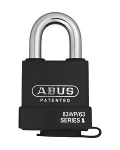 ABUS 83WP/53 Extreme Key Differed Std Shackle 85 Keyway Steel Padlock 83 Size 85mm