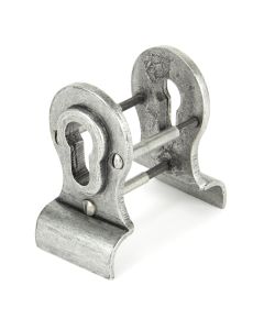 From The Anvil 90040 Pewter 50mm Euro Door Pull (Back to Back fixings)
